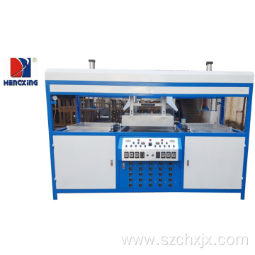 Semi auto double-head blister vacuum forming machine